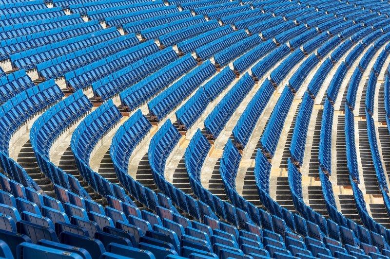 Vista panorámica interior del Santiago Bernabéu