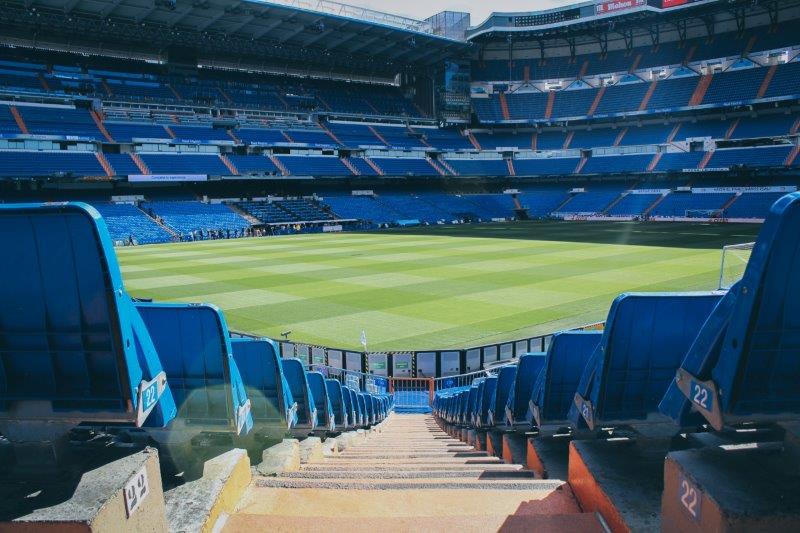 Acceso rápido al Santiago Bernabéu, vistas del estadio