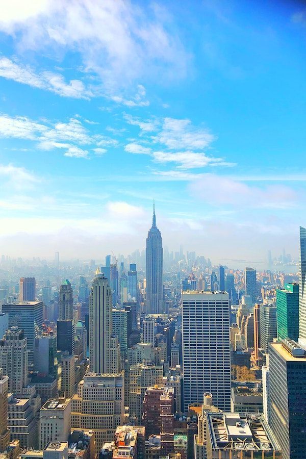 Vista del mirador Top of the Rock en Nueva York
