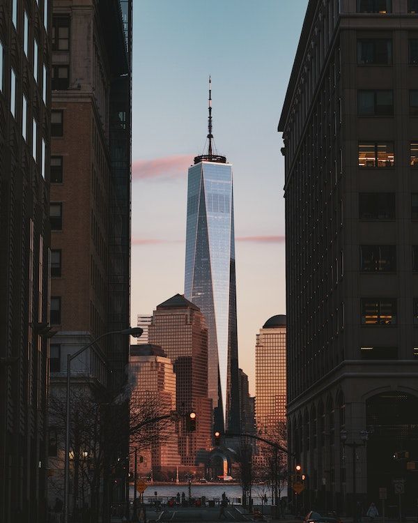 Vista de la zona del World Trade Center en Nueva York